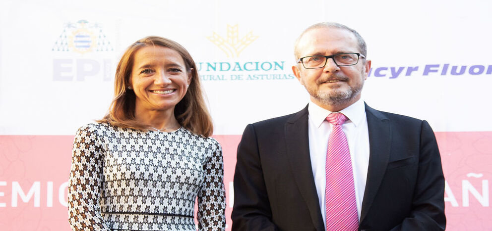 Alonso Cuervo y Lucia García-Linares reciben el Premio Ingeniero del Año en Asturias