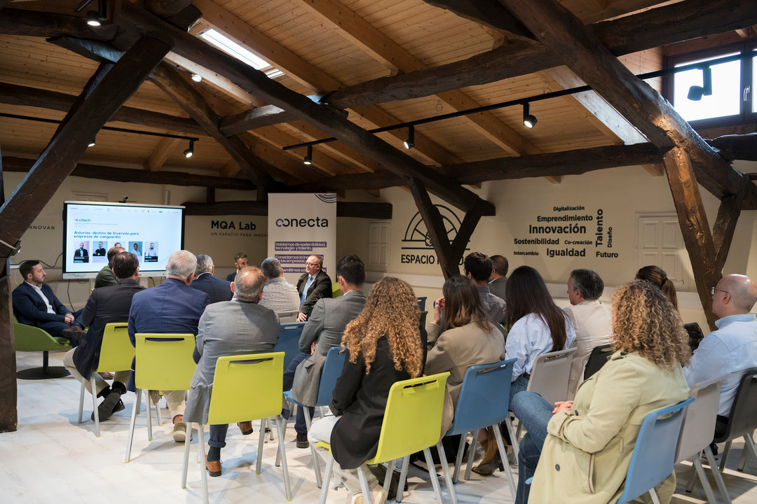 Despega Citech con el foco puesto en el impulso de la industria a través del conocimiento y la inversión. La primera jornada fue en el Espacio Maqua de Avilés / Marta Martín.